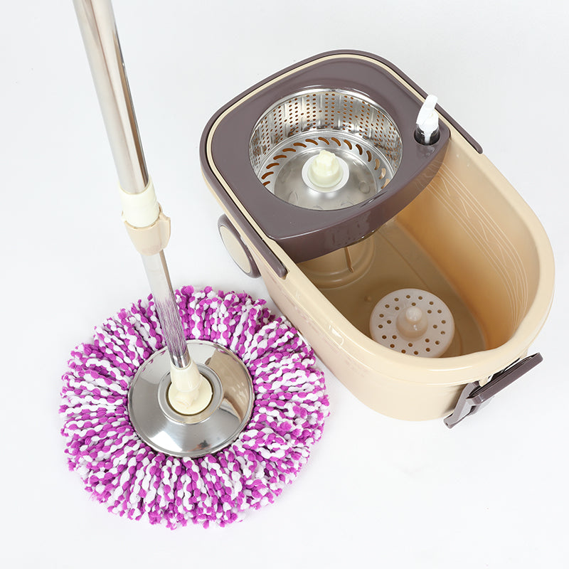 Double drive 2 microfiber mop heads